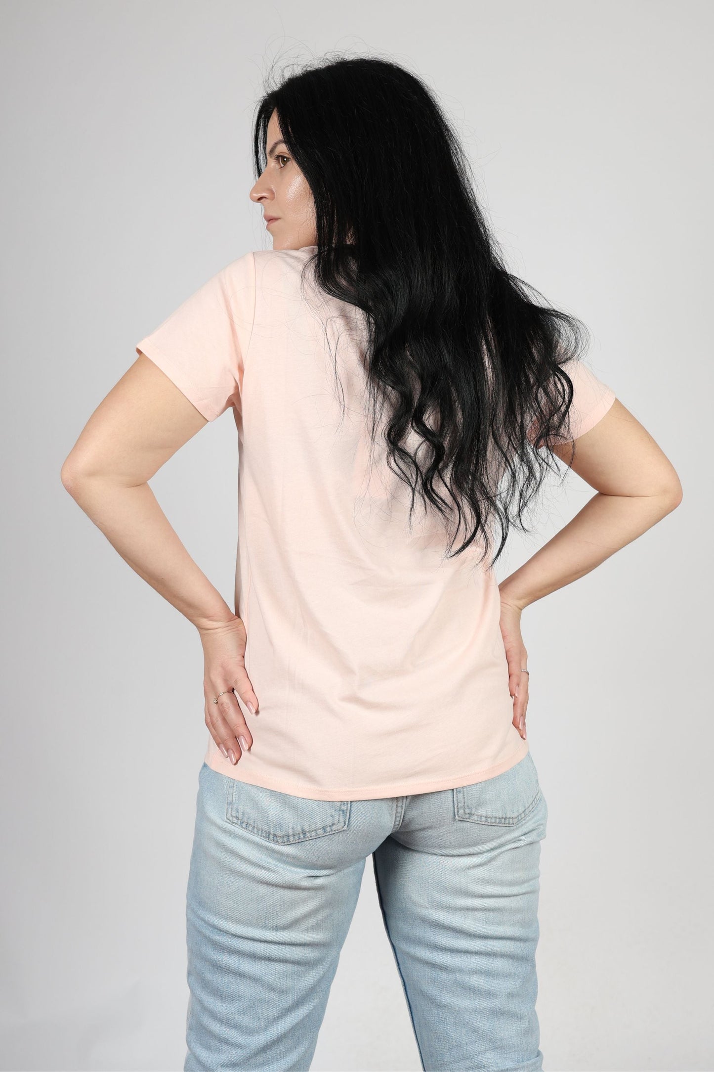 Дамска Тениска, Розов Roberto Fashion Store T-shirt W4GI56K9RM1G6K8XS XS Beige