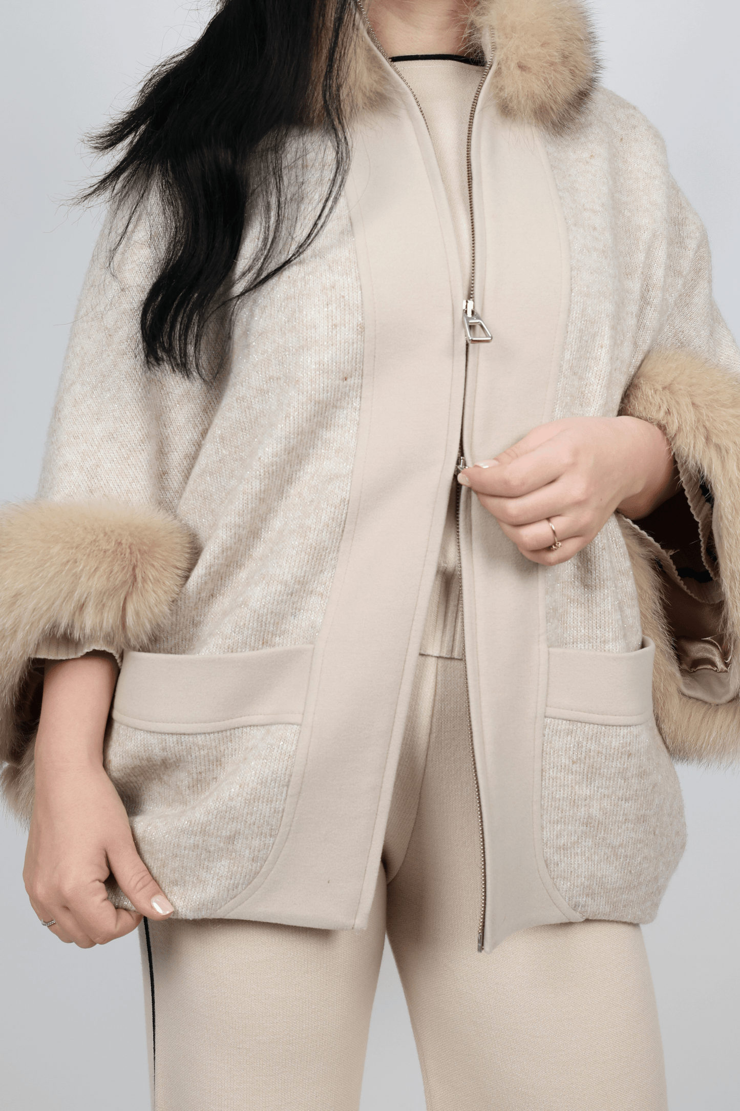 Дамска Жилетка, Бежов & Син Roberto Fashion Store Cardigan 40 EU Beige