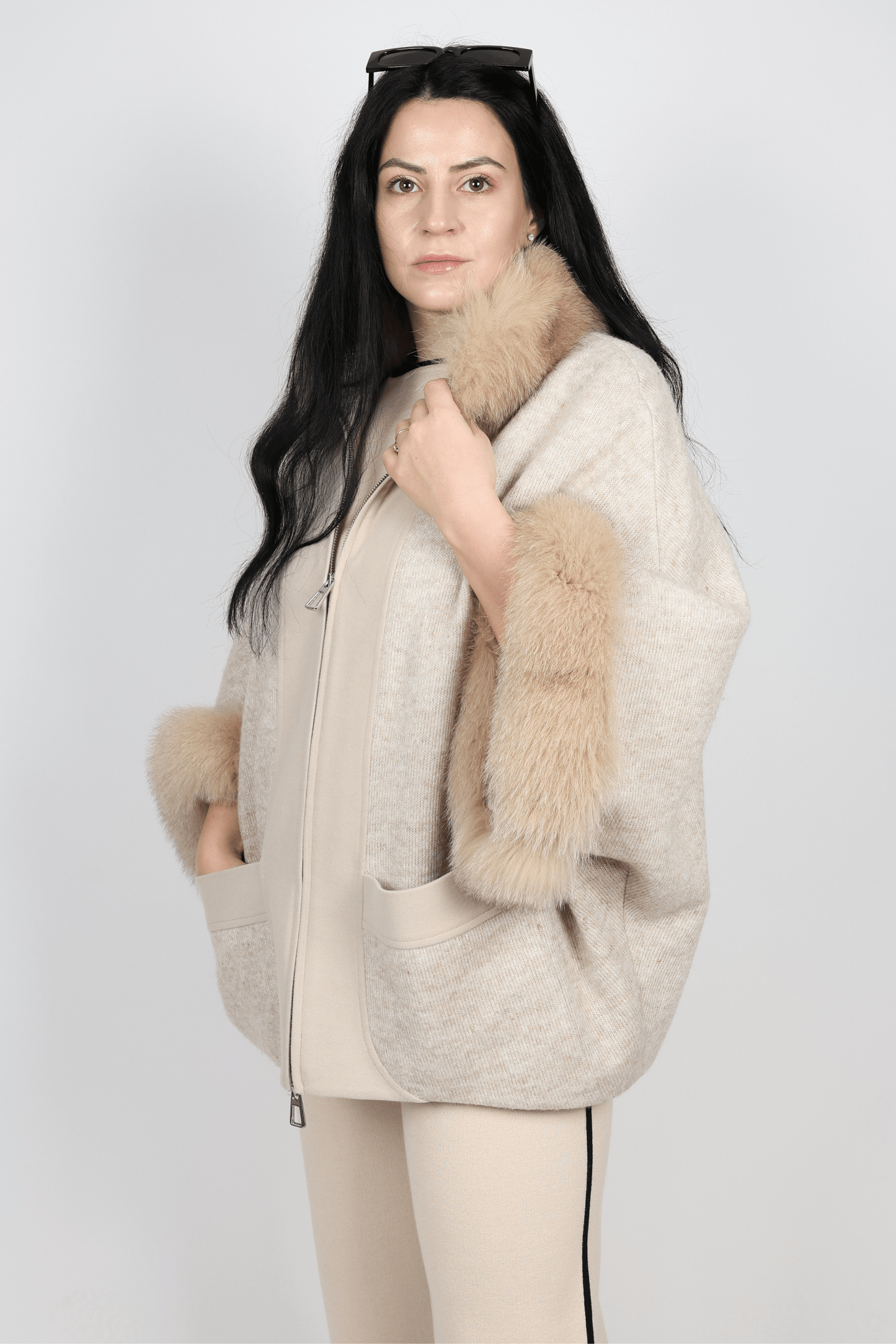 Дамска Жилетка, Бежов & Син Roberto Fashion Store Cardigan 40 EU Beige