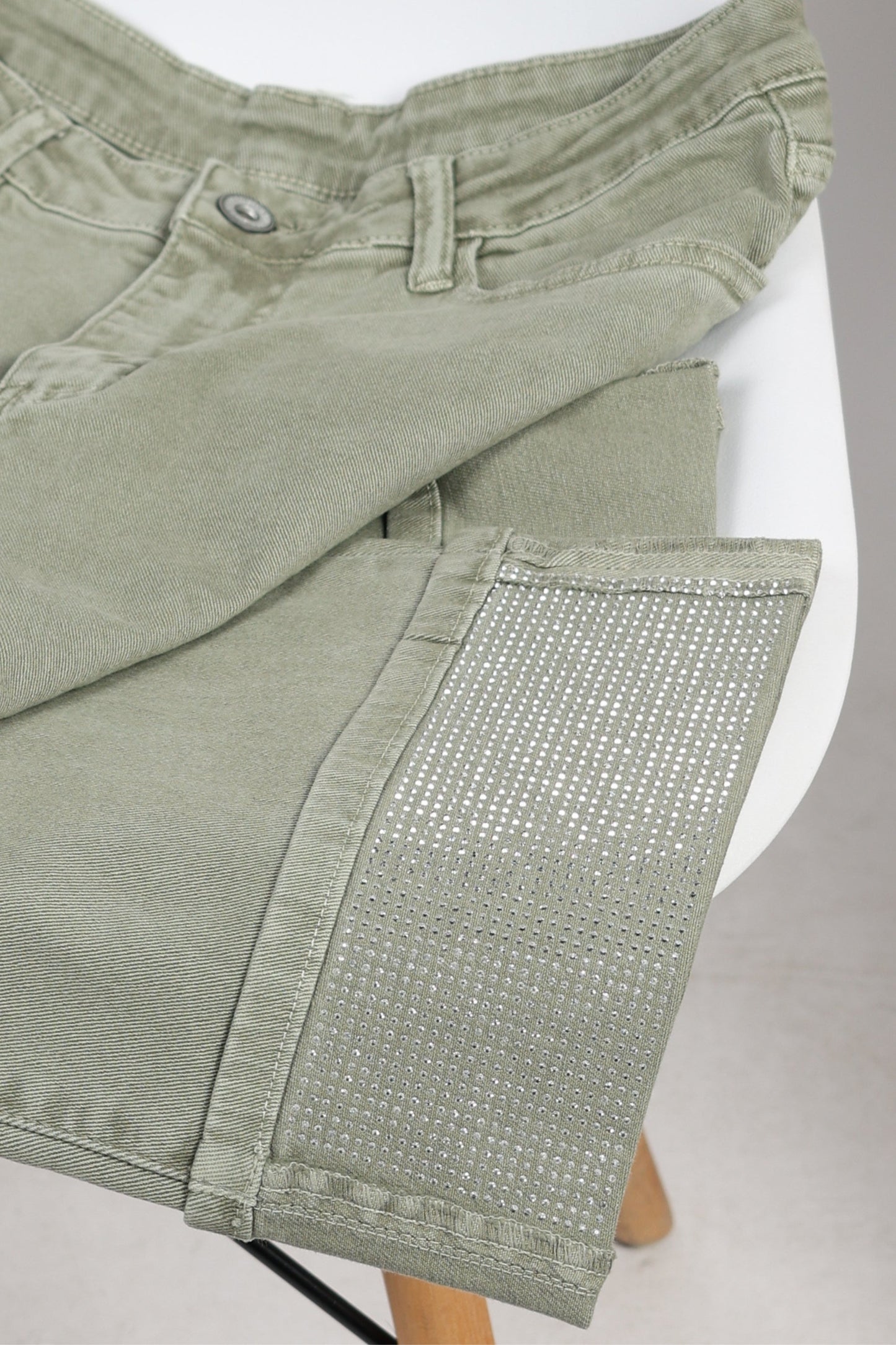 Дамски Дънки, Зелен Roberto Fashion Store Jeans RBRF1903JNSGRNS Green S