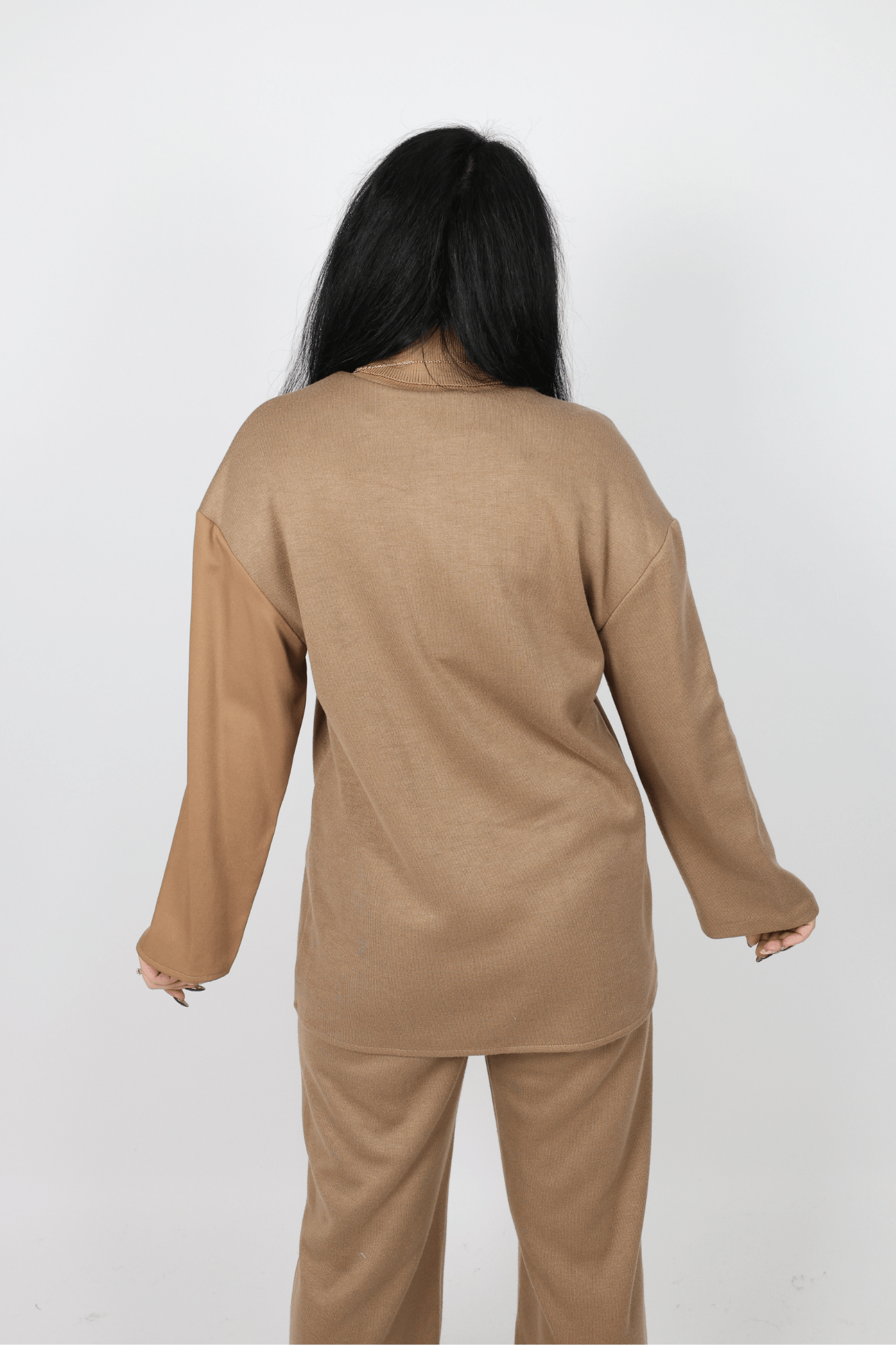 Дамски Комплект от 2 части, Бежов Roberto Fashion Store Set BLROB316 36 EU Beige