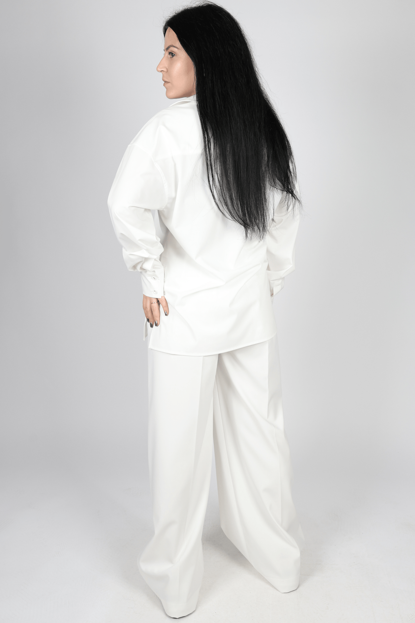 Дамски Комплект от 2 части, Бял Roberto Fashion Store Set VIPARSETWHI36 36 EU White