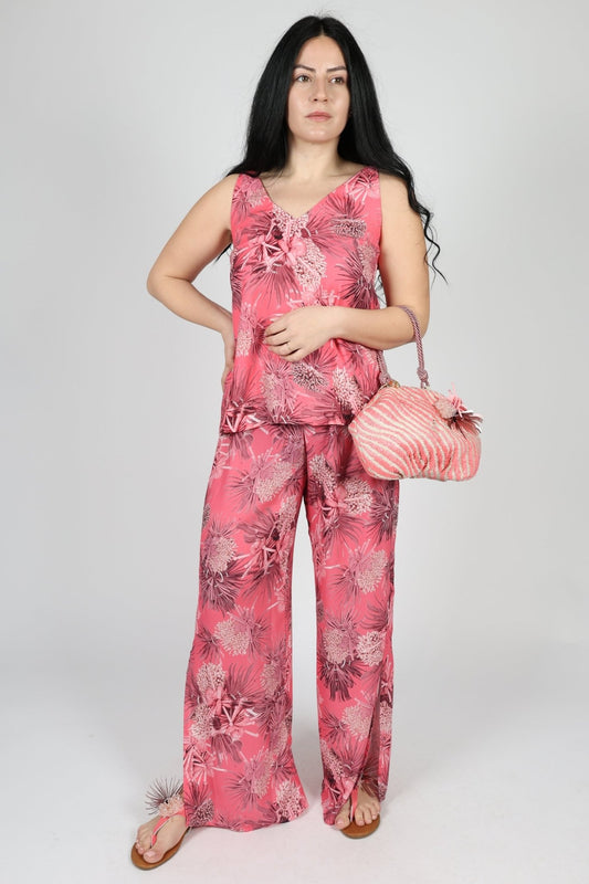 Дамски Комплект от 2 части, Розов