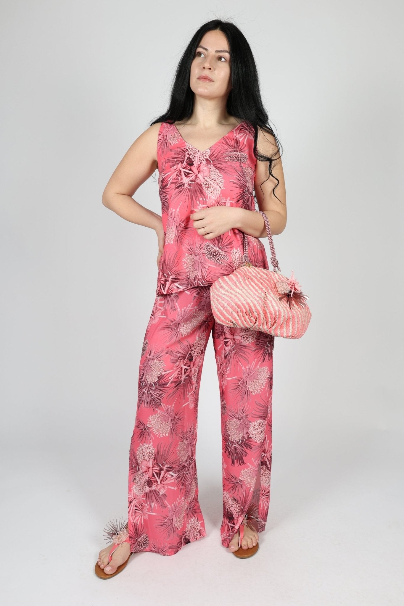 Дамски Комплект от 2 части, Розов