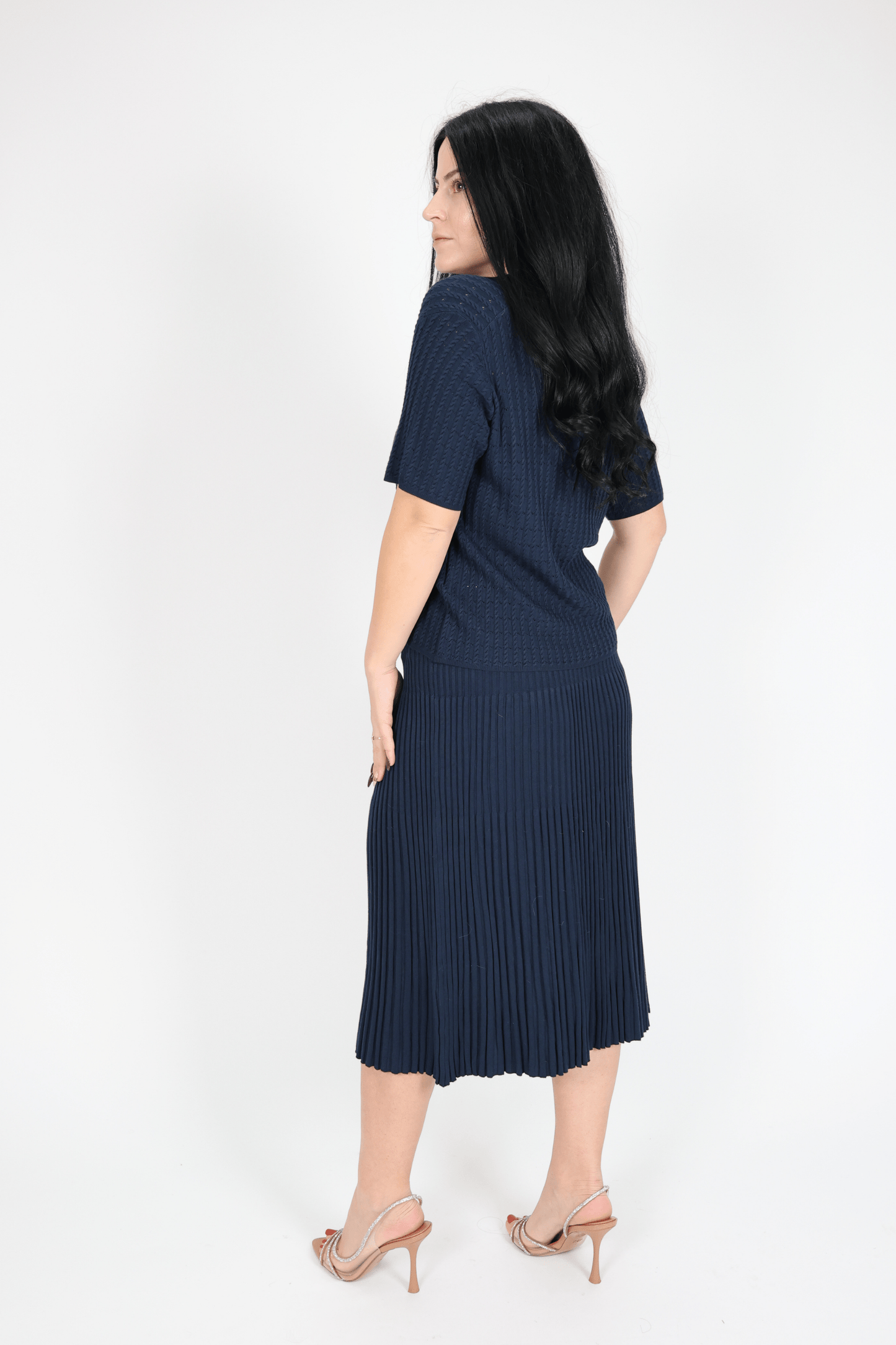 Дамски Комплект от 2 Части, Син Roberto Fashion Store Set Q6R7S81 M INTL Navy