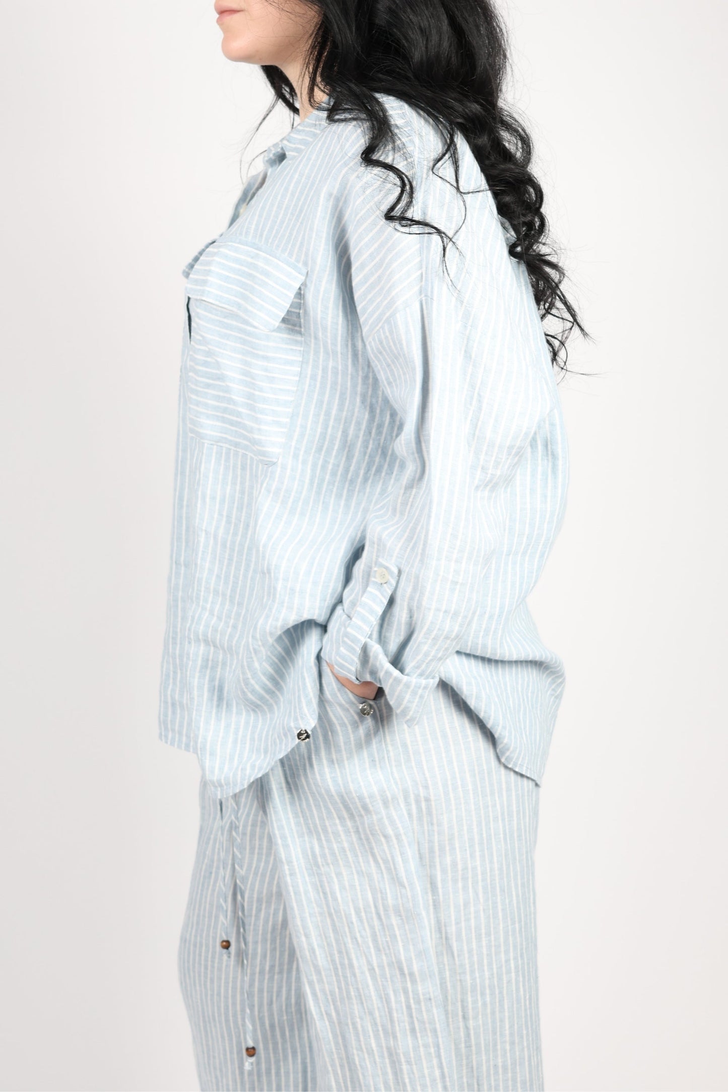 Дамски Комплект от 2 части, Син Roberto Fashion Store Set RBRF2203STBLLNN Blue 42 EU