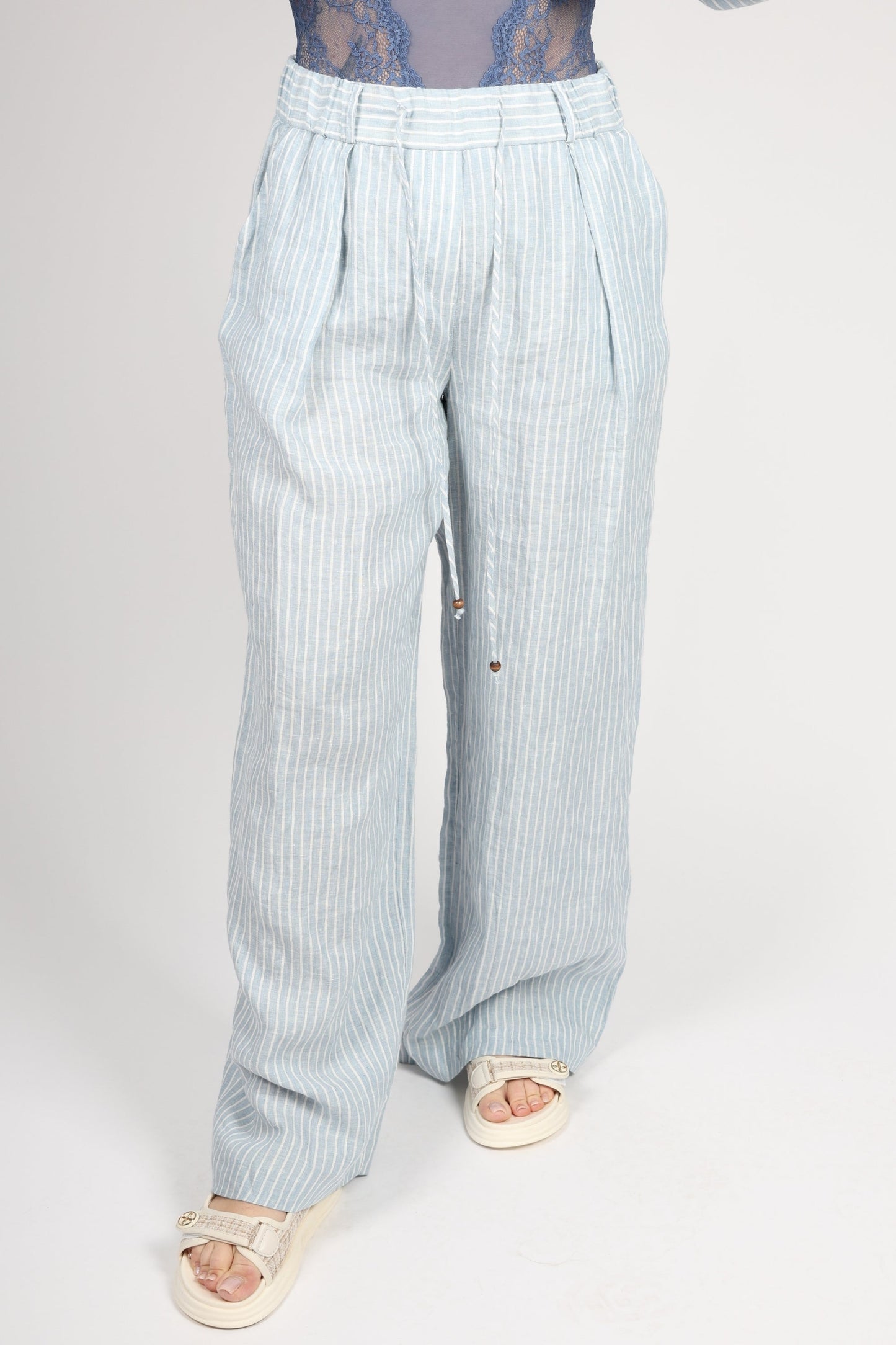 Дамски Комплект от 2 части, Син Roberto Fashion Store Set RBRF2203STBLLNN Blue 42 EU
