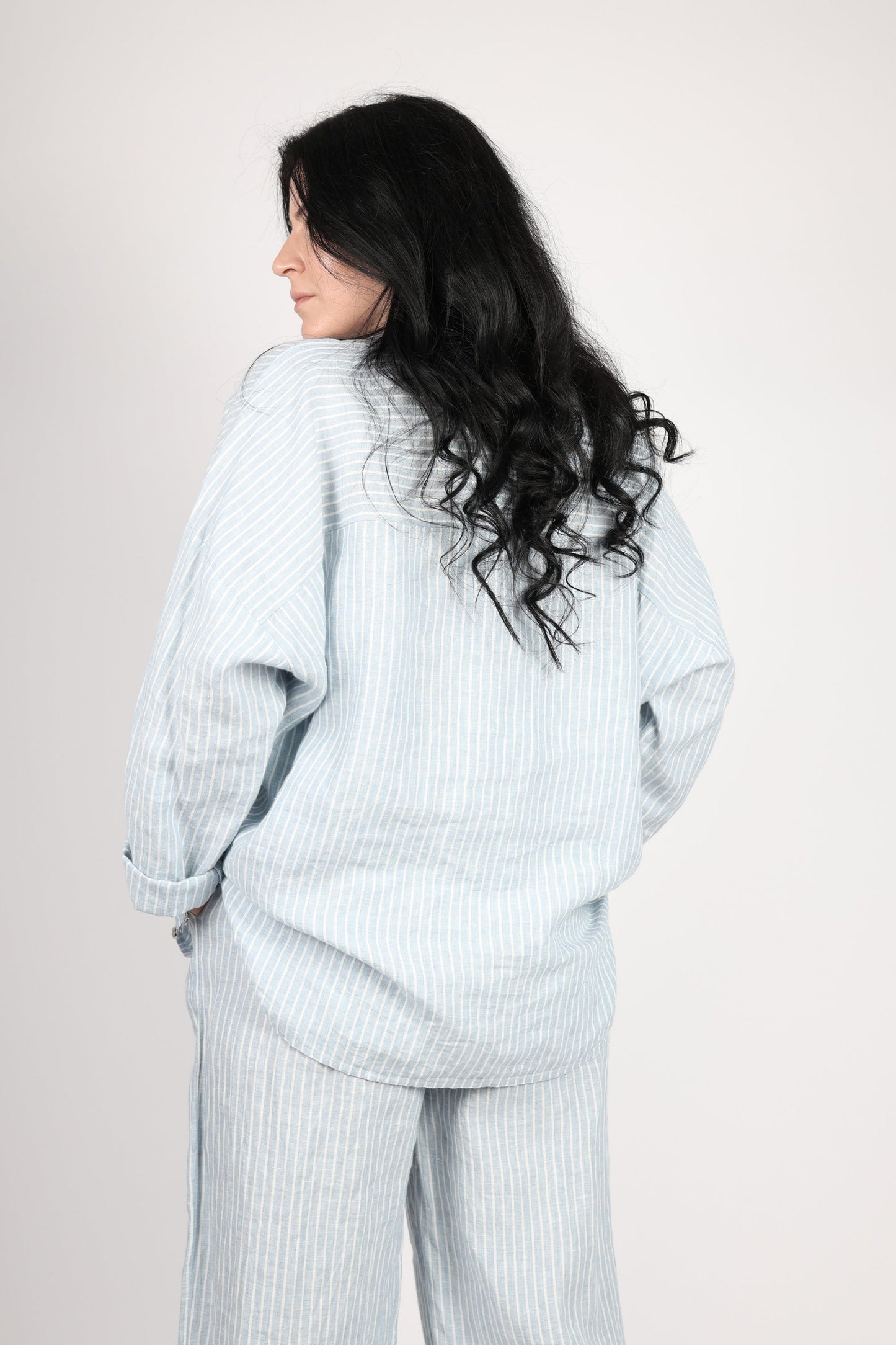 Дамски Комплект от 2 части, Син Roberto Fashion Store Set RBRF2203STBLLNN Blue 42 EU