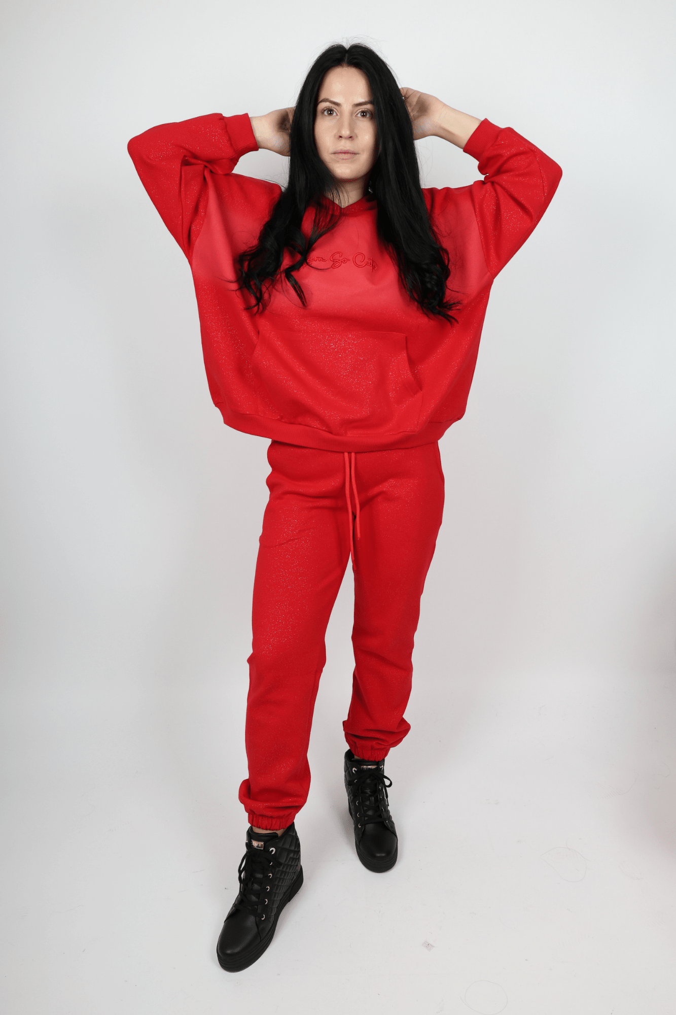 Дамски Комплект от 3 Части, Червен Roberto Fashion Store Set O0P1Q2S S INTL Red