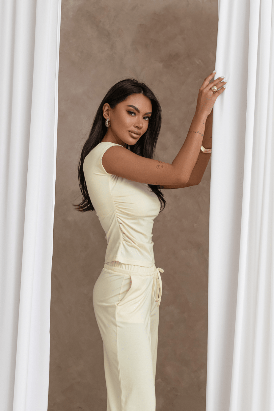Дамски комплект SHIRA – Облекло, Марка SHIRA, Жълт LaBalancia Roberto Fashion Store Set 5907378521722 L/XL