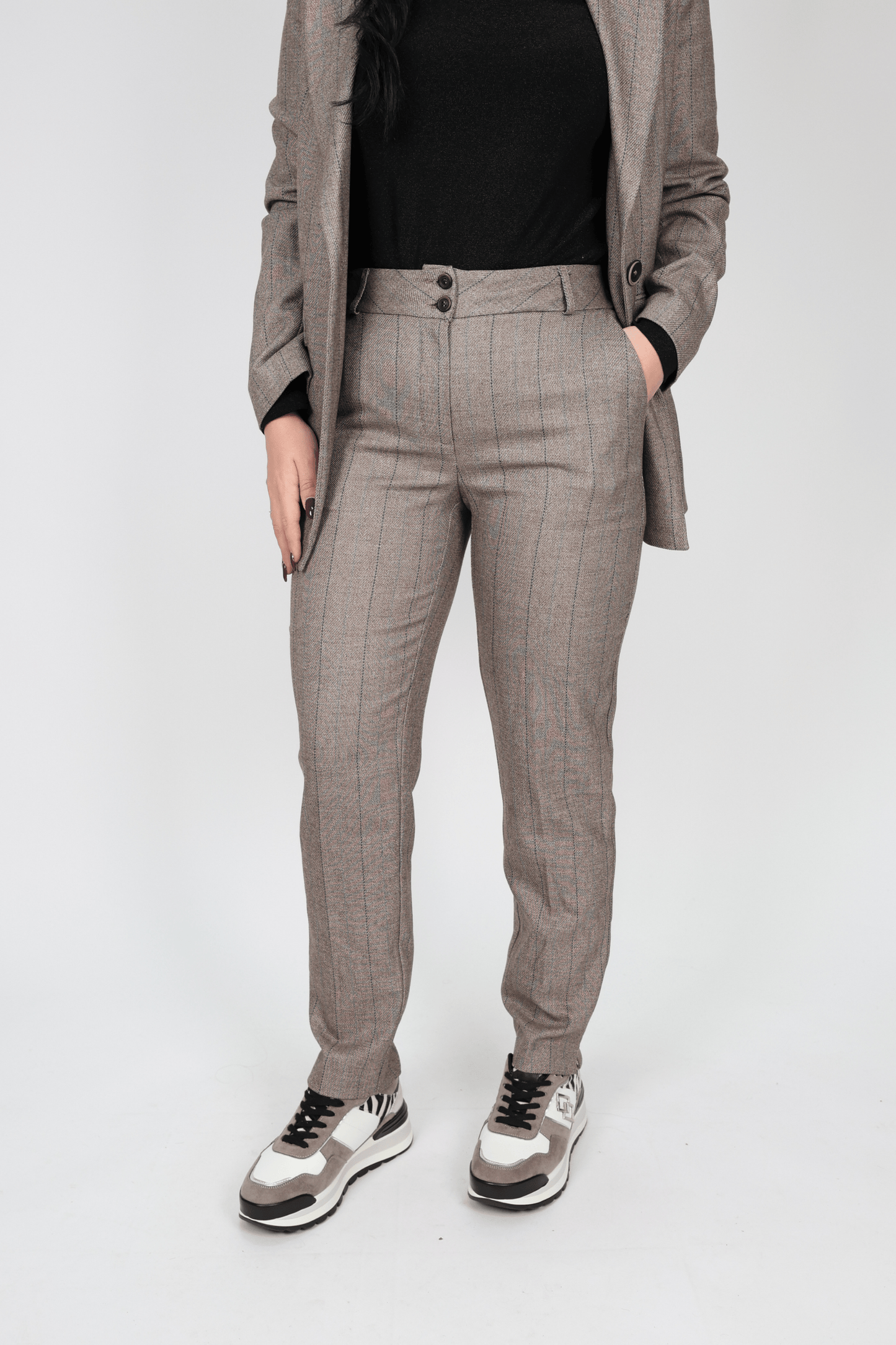 Дамски Костюм, Сив Roberto Fashion Store Set 4J6K8L36EU 36 EU Grey