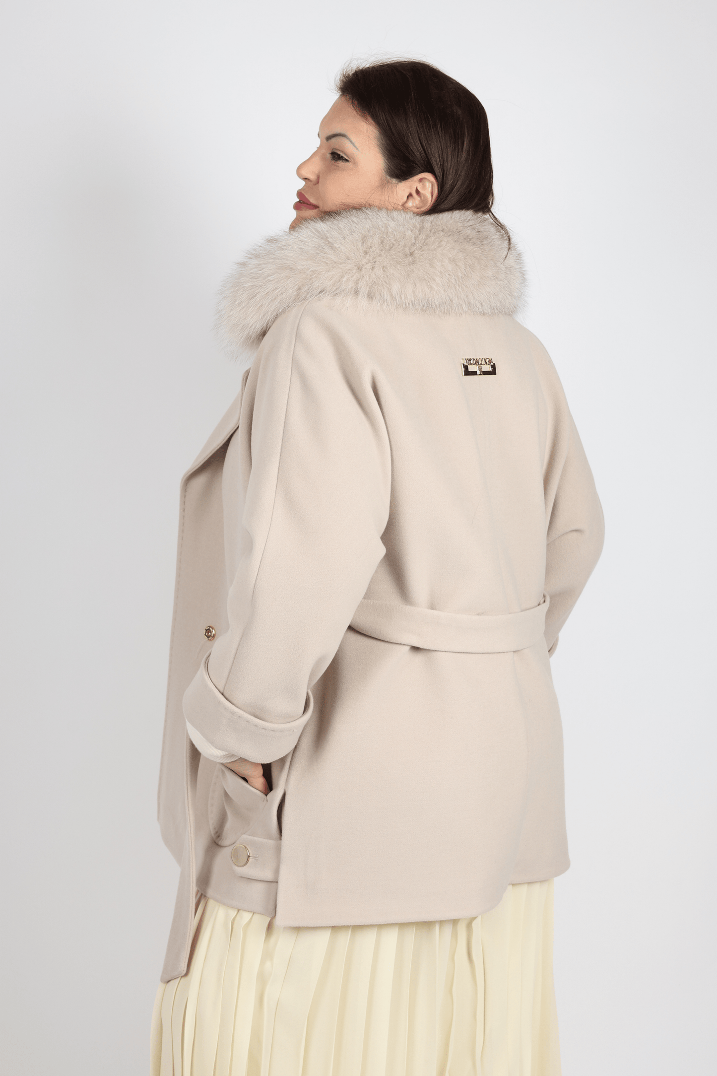 Дамско Палто, Бежов Roberto Fashion Store Coat MDLNCTBEI121342 42 EU Beige