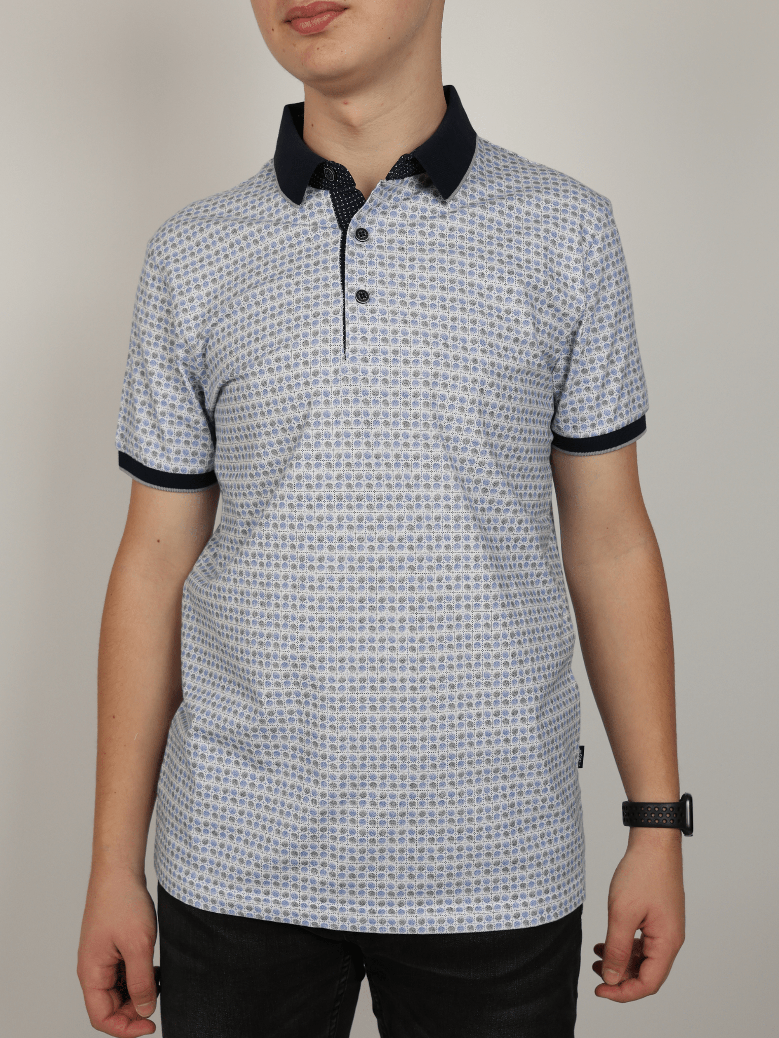 Мъжка Тениска, Бял Roberto Fashion Store T-shirt BLROBM115 M INTL White