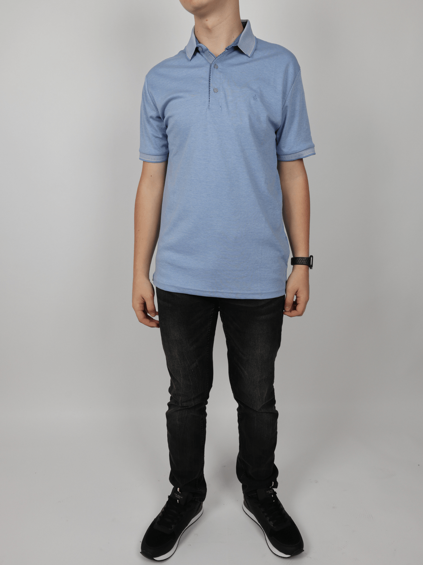 Мъжка Тениска, Син Roberto Fashion Store T-shirt BLROBM119 M INTL Blue