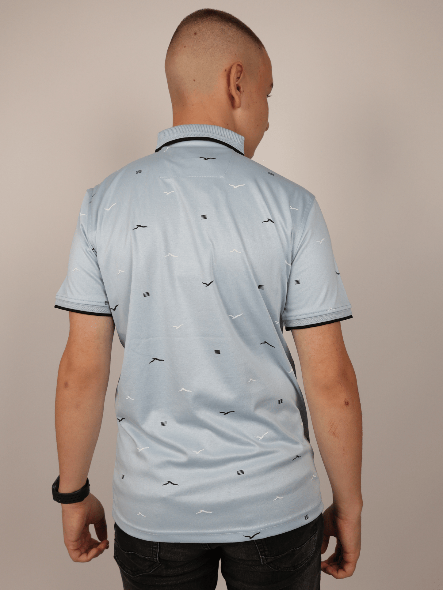 Мъжка Тениска, Син Roberto Fashion Store T-shirt BLROBM117 M INTL Blue