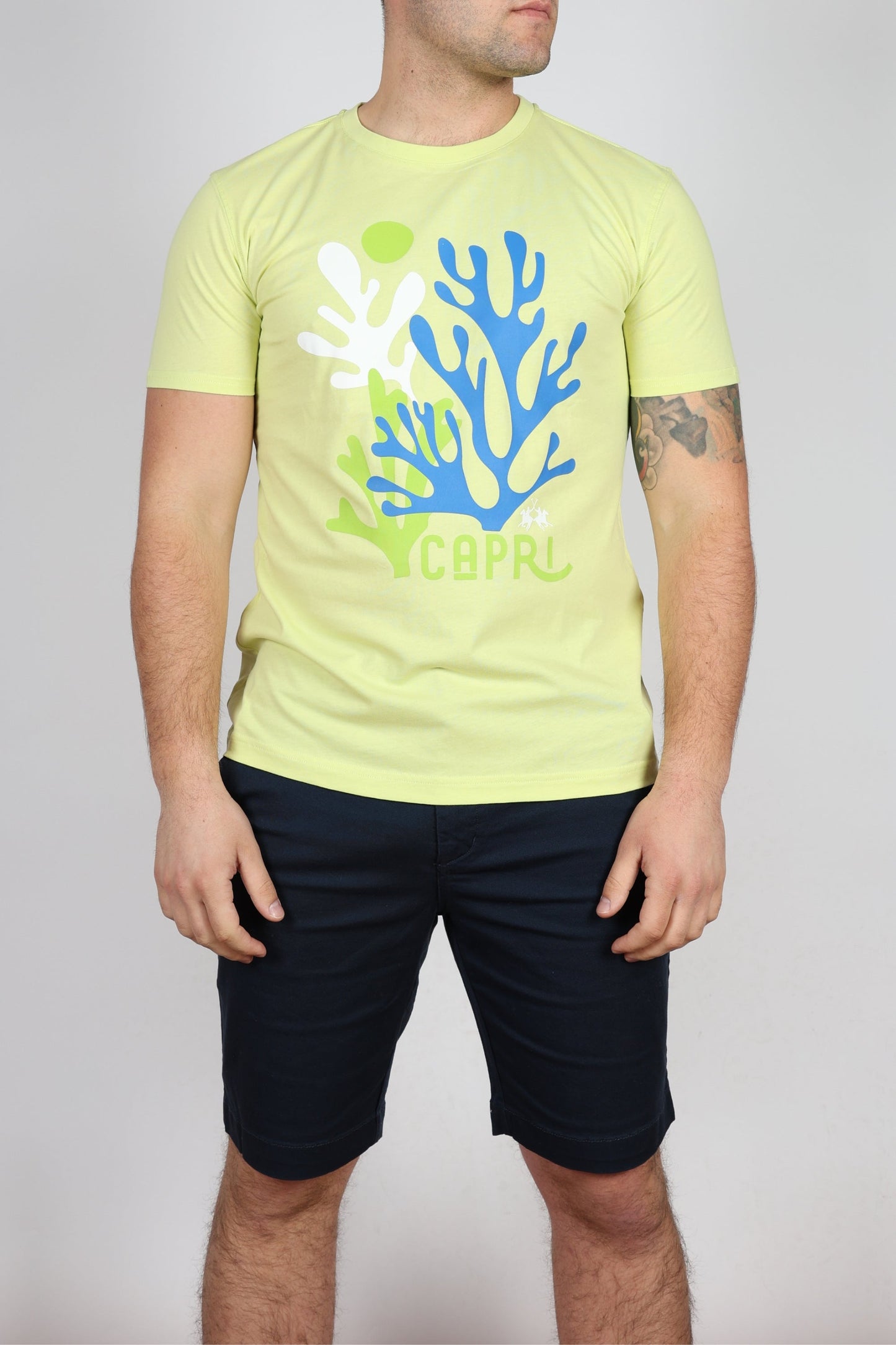 Мъжка Тениска, Зелен Roberto Fashion Store T-shirt YMR318JS39503135 S Зелен