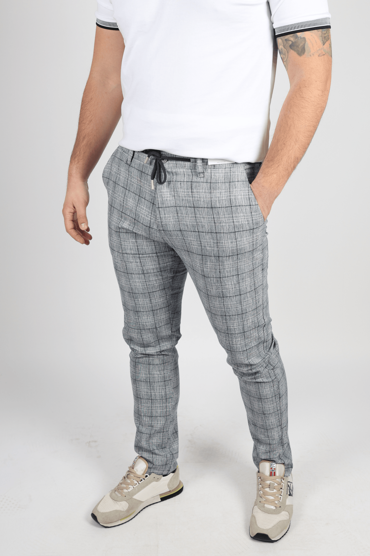 Мъжки Панталон, Сив Roberto Fashion Store Trousers RBRFTRSGRY120331 W31