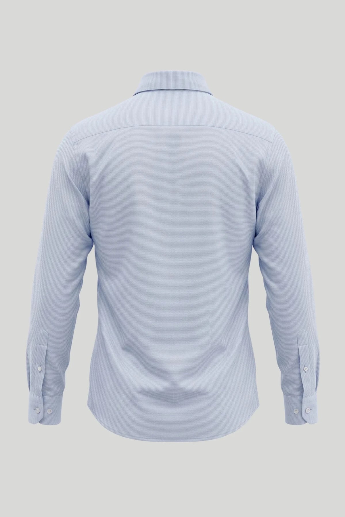 Мъжка официална структурирана риза - Небесносин Boston Roberto Fashion Store T-shirt MAY83305403-39 39