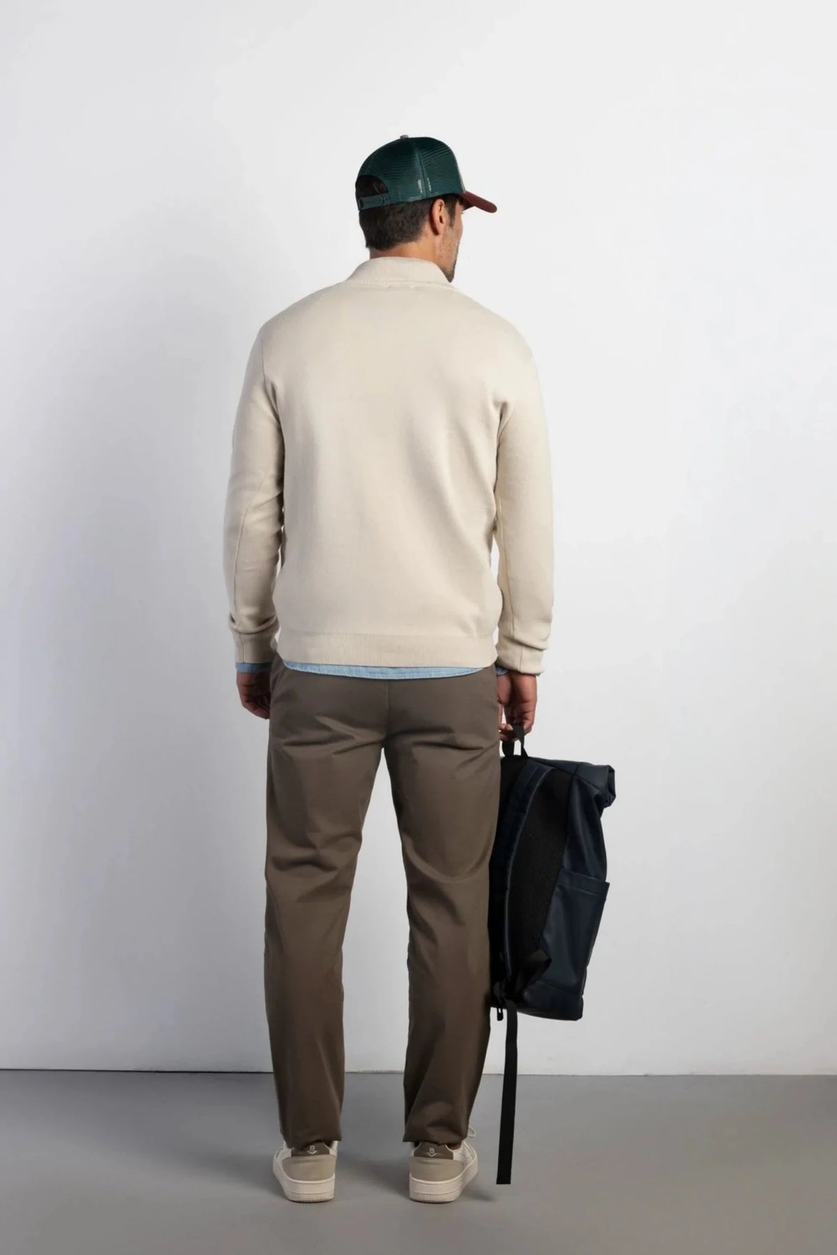 Мъжки панталон "Chino" - Мока Boston Roberto Fashion Store T-shirt MAY83830317-40 40
