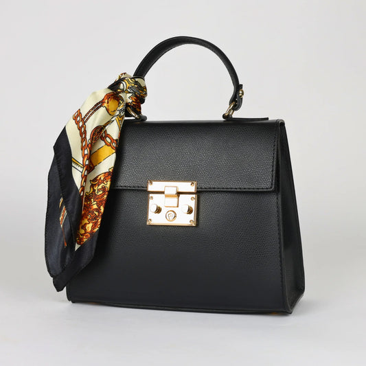 Дамска Чанта от Естествена Кожа, Бежов