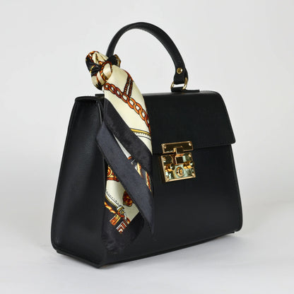 Дамска Чанта от Естествена Кожа, Бежов