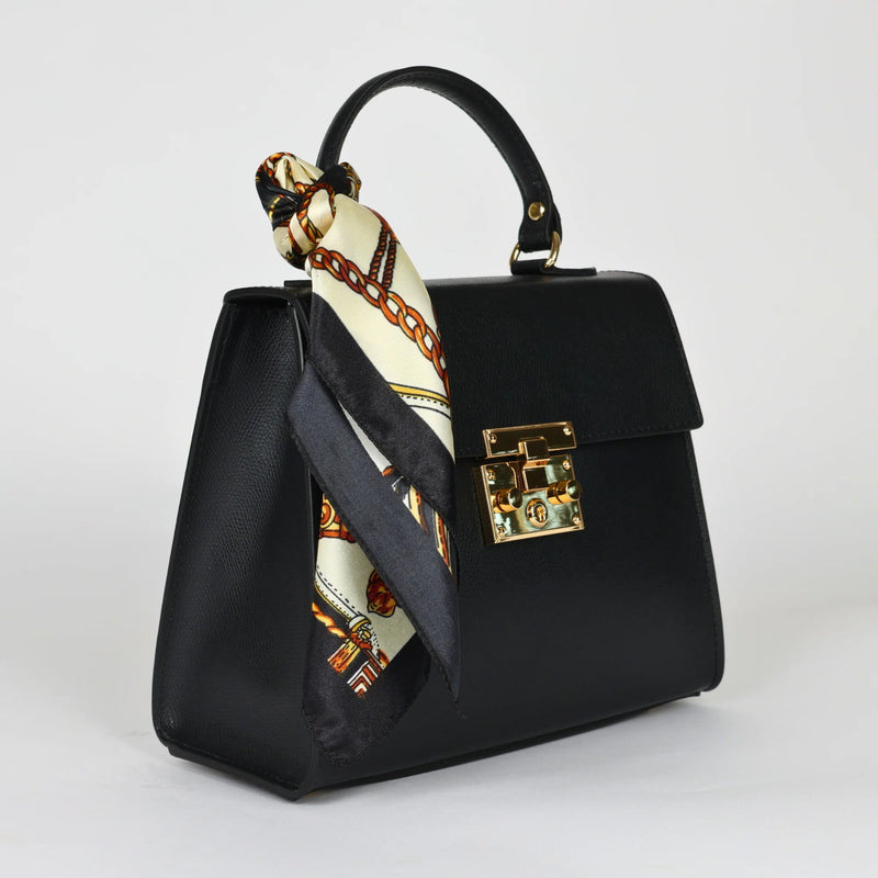 Дамска Чанта от Естествена Кожа, Бежов