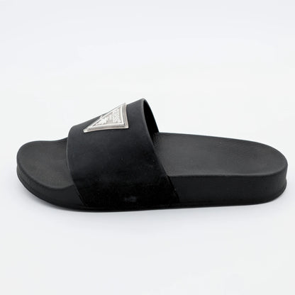 Дамски плажни чехли Classic Black - водоустойчиви, лек полиуретанов модел
