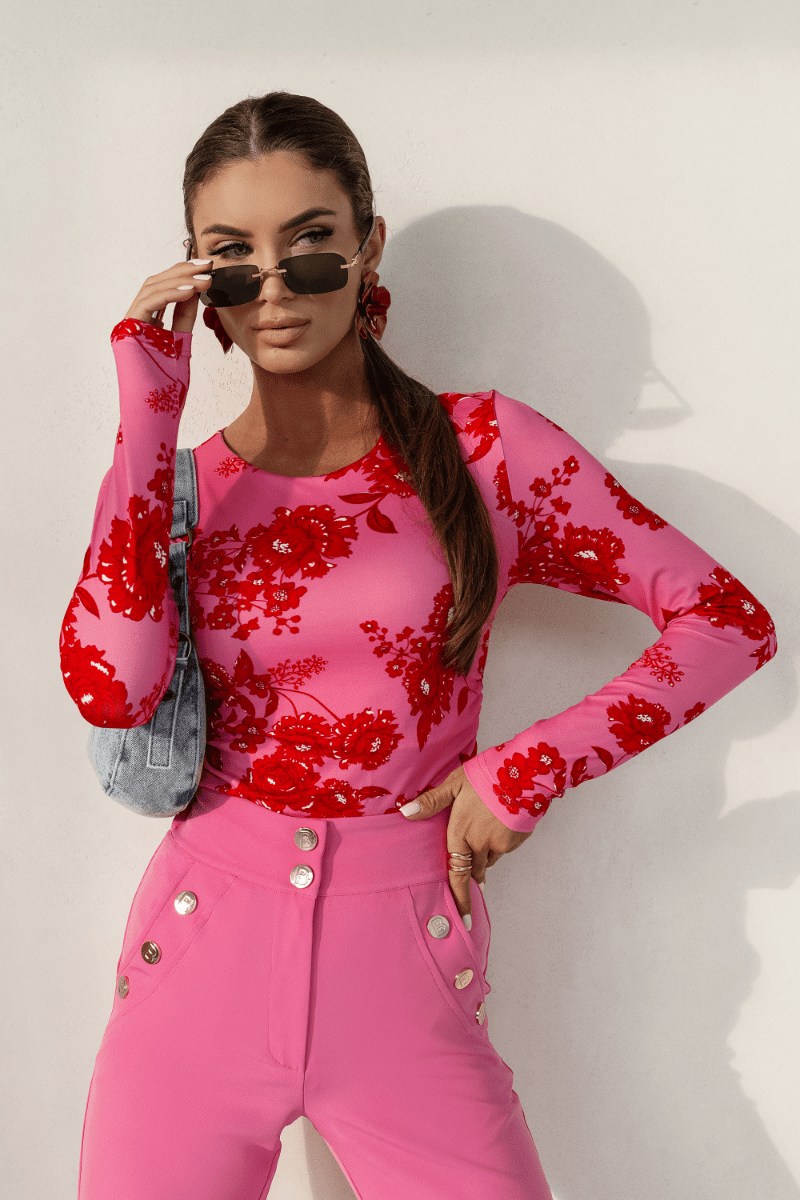 Блуза SHIRA с дълъг ръкав – капри, 95% вискоза, еластична LaBalancia Roberto Fashion Store Set 5907378518302 XS/S