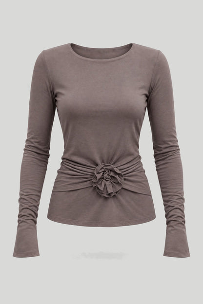 Дамска блуза ROSIE в цвят Fango (модел ROSIE) LaBalancia Roberto Fashion Store Set 5907378525416 XS