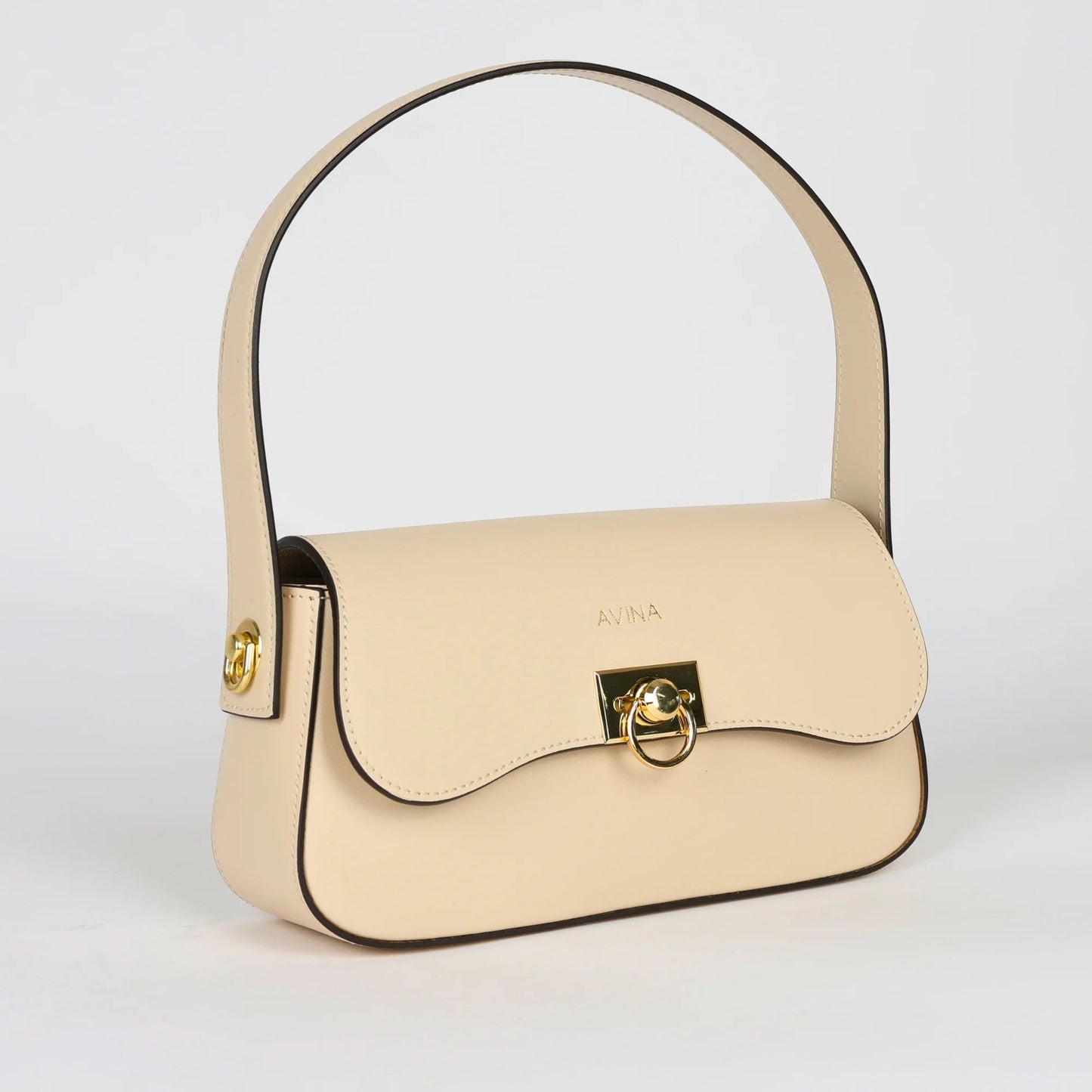 Дамска Чанта от Естествена Кожа, Бежов Roberto Fashion Roberto Fashion Store Bag AVI0912BAGBEITUSTU TU