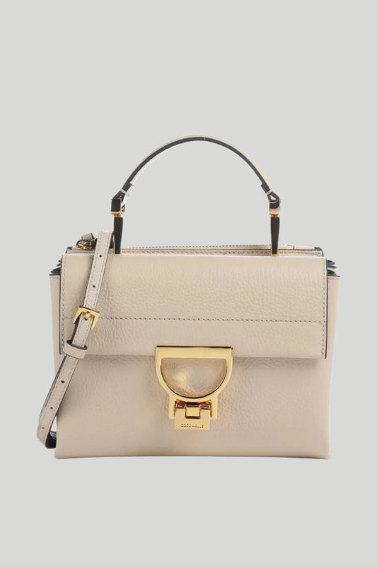 Дамска кожена чанта през рамо Coccinelle Arlettis, бежова Coccinelle Roberto Fashion Store Bag E1MD555B701-N64-TU One Size