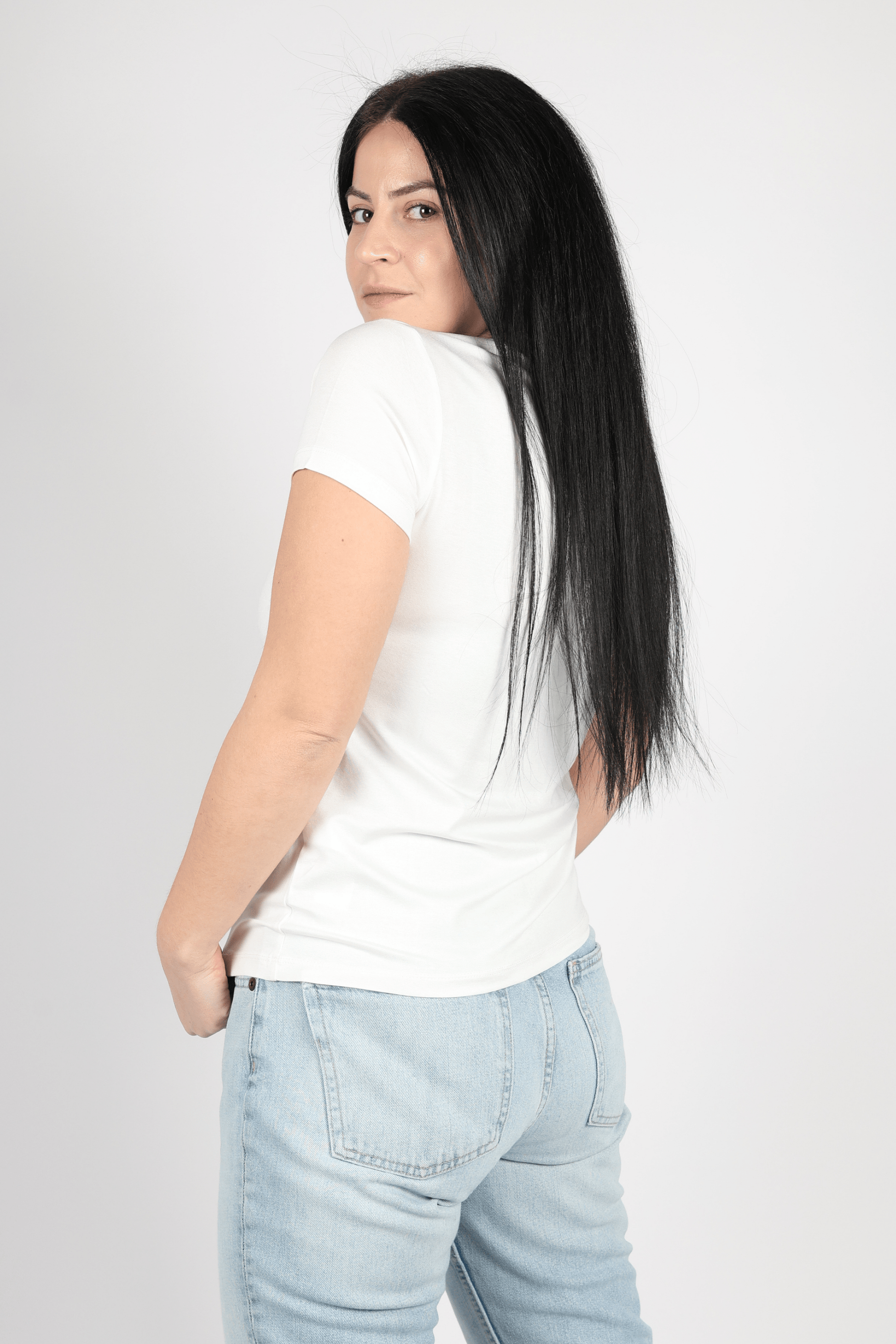Дамска Тениска, Бял Roberto Fashion Store T-shirt FETHWH01S S - M White