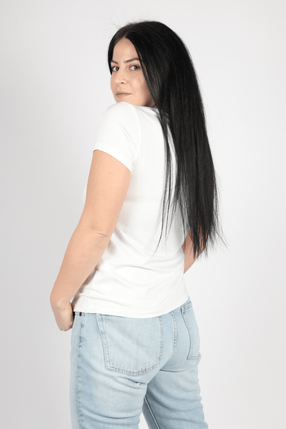 Дамска Тениска, Бял Roberto Fashion Store T-shirt FETHWH01S S - M White