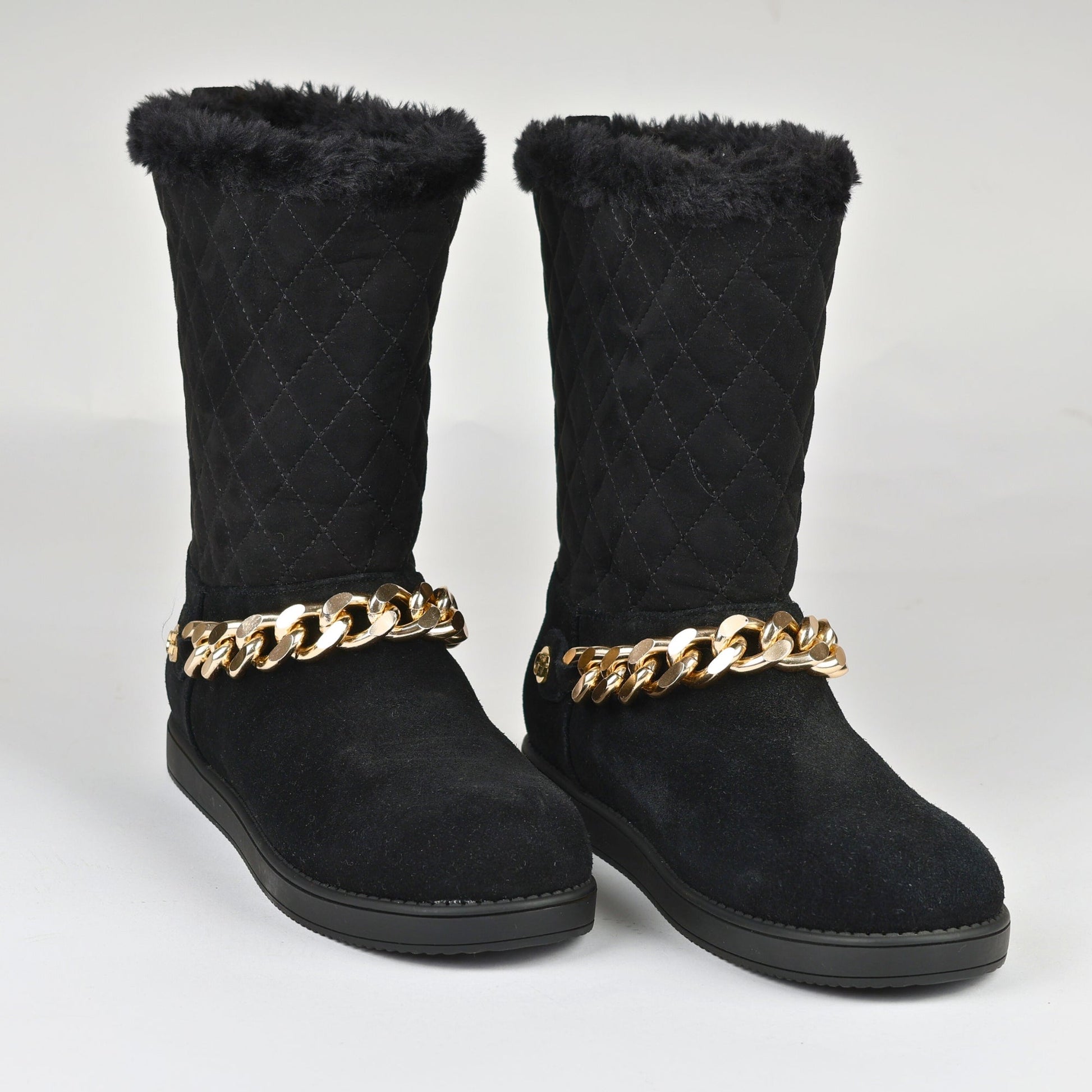 Дамски Боти, Черен Guess Roberto Fashion Store Sneakers FLLIA4SUE1138 38 Черен