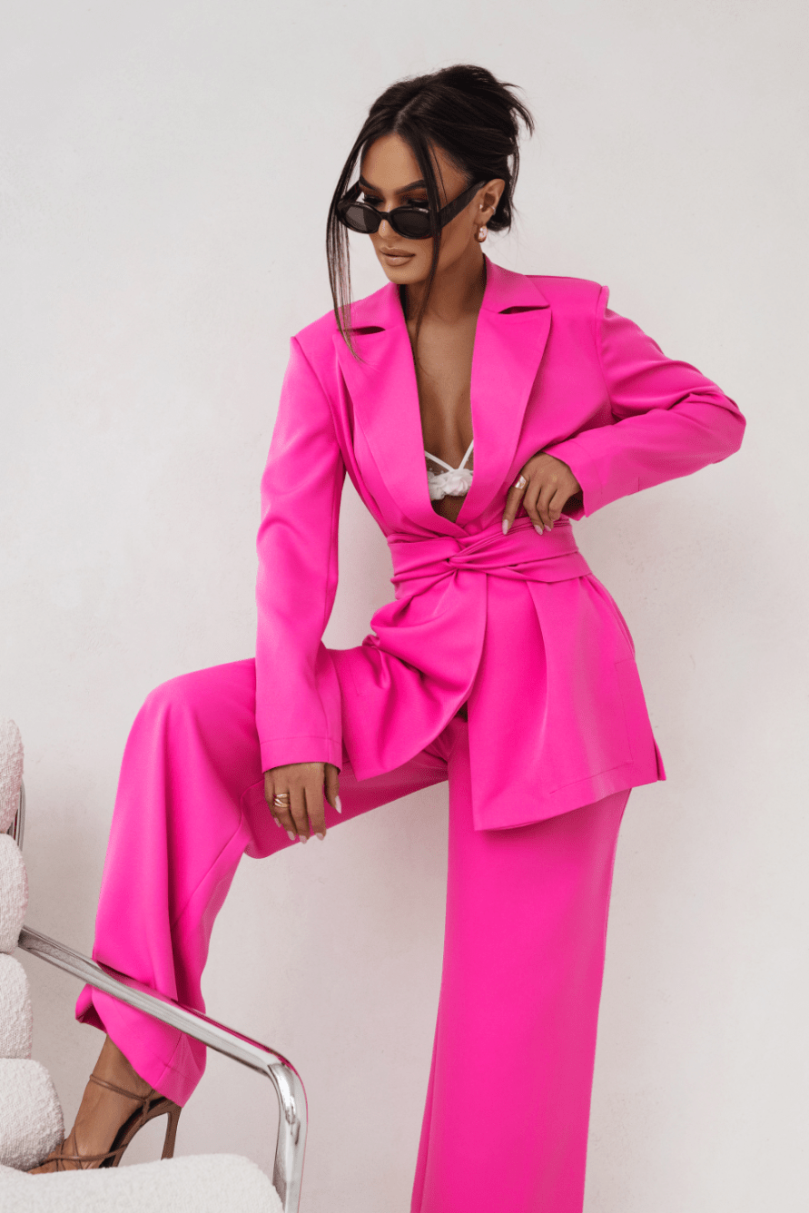 Дамски елегантен комплект EMMA в розово - стил и комфорт за всяка ситуация LaBalancia Roberto Fashion Store Shirt 5907378508624 S/M