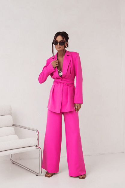 Дамски елегантен комплект EMMA в розово - стил и комфорт за всяка ситуация LaBalancia Roberto Fashion Store Shirt 5907378508624 S/M