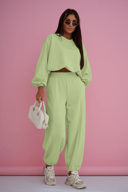 Дамски комплект BRONX - Облекло, Matcha (Зелено) LaBalancia Roberto Fashion Store Set 5907378520497 UNI