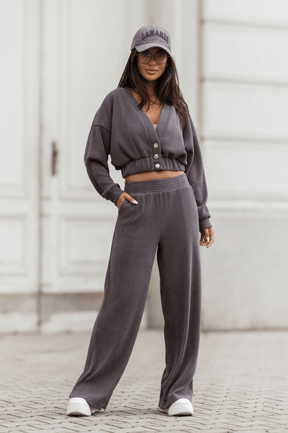 Дамски комплект MEGGI - графитен LaBalancia Roberto Fashion Store Set 5907378523498 M/L