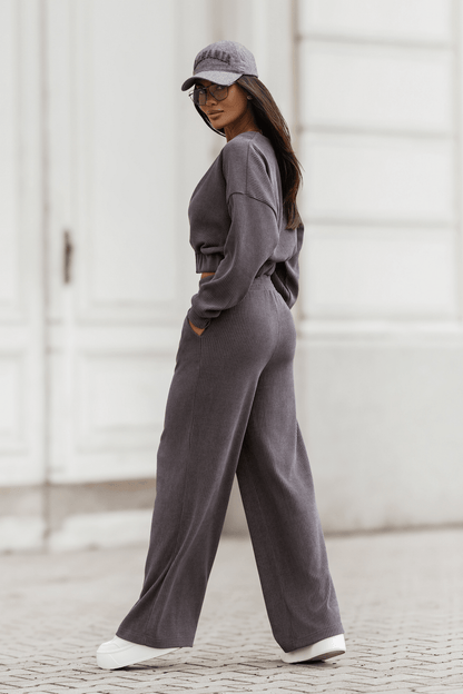 Дамски комплект MEGGI - графитен LaBalancia Roberto Fashion Store Set 5907378523498 M/L