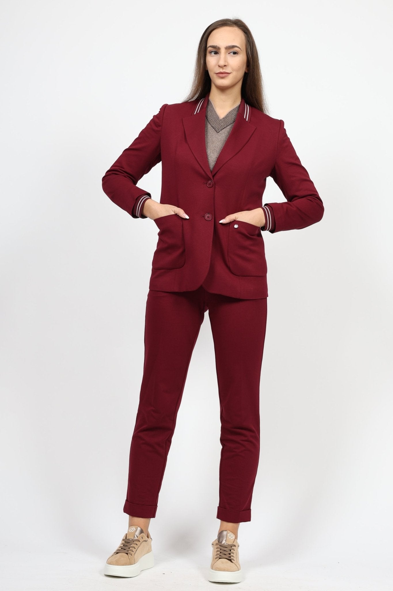 Дамски Комплект от 2 части, Бордо