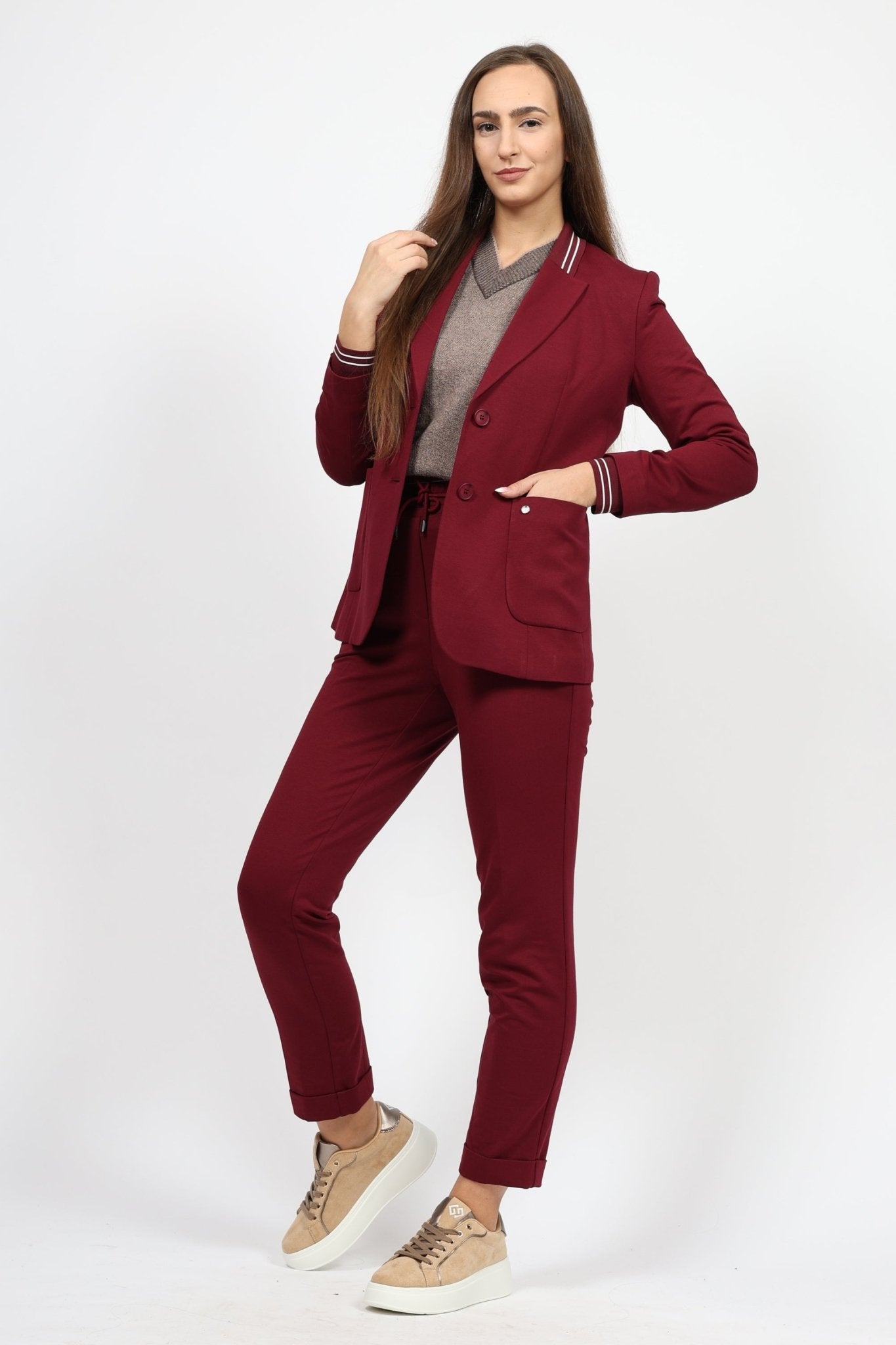 Дамски Комплект от 2 части, Бордо