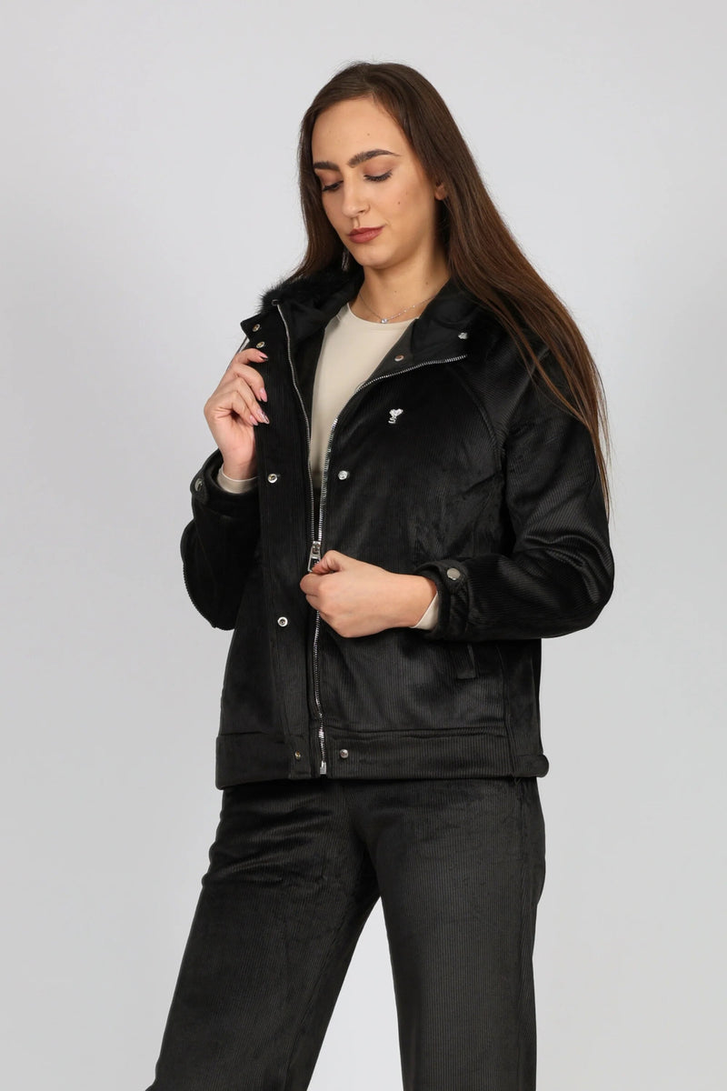 Дамски Комплект от 2 Части, Черен