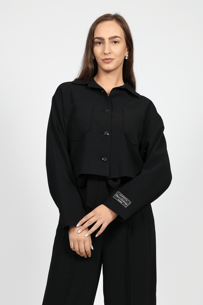 Дамски Комплект от 2 части, Черен