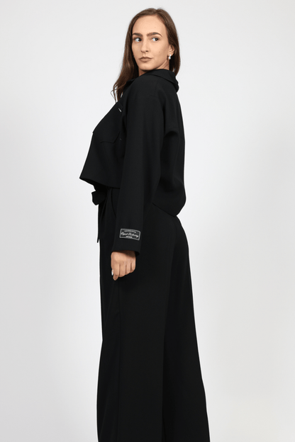 Дамски Комплект от 2 части, Черен