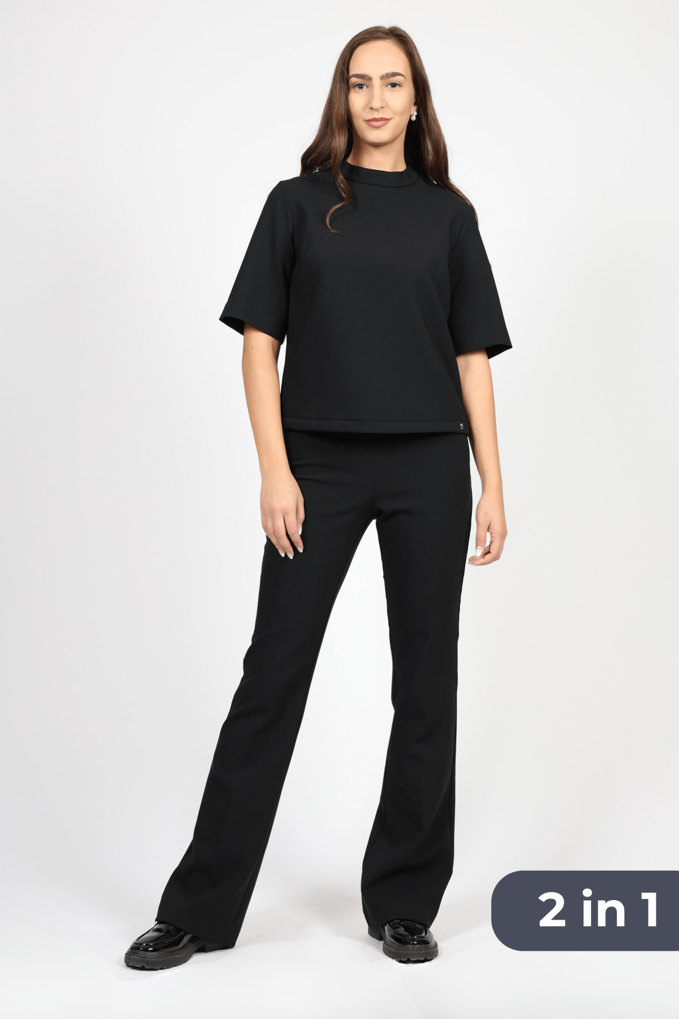 Дамски Комплект от 2 части, Черен