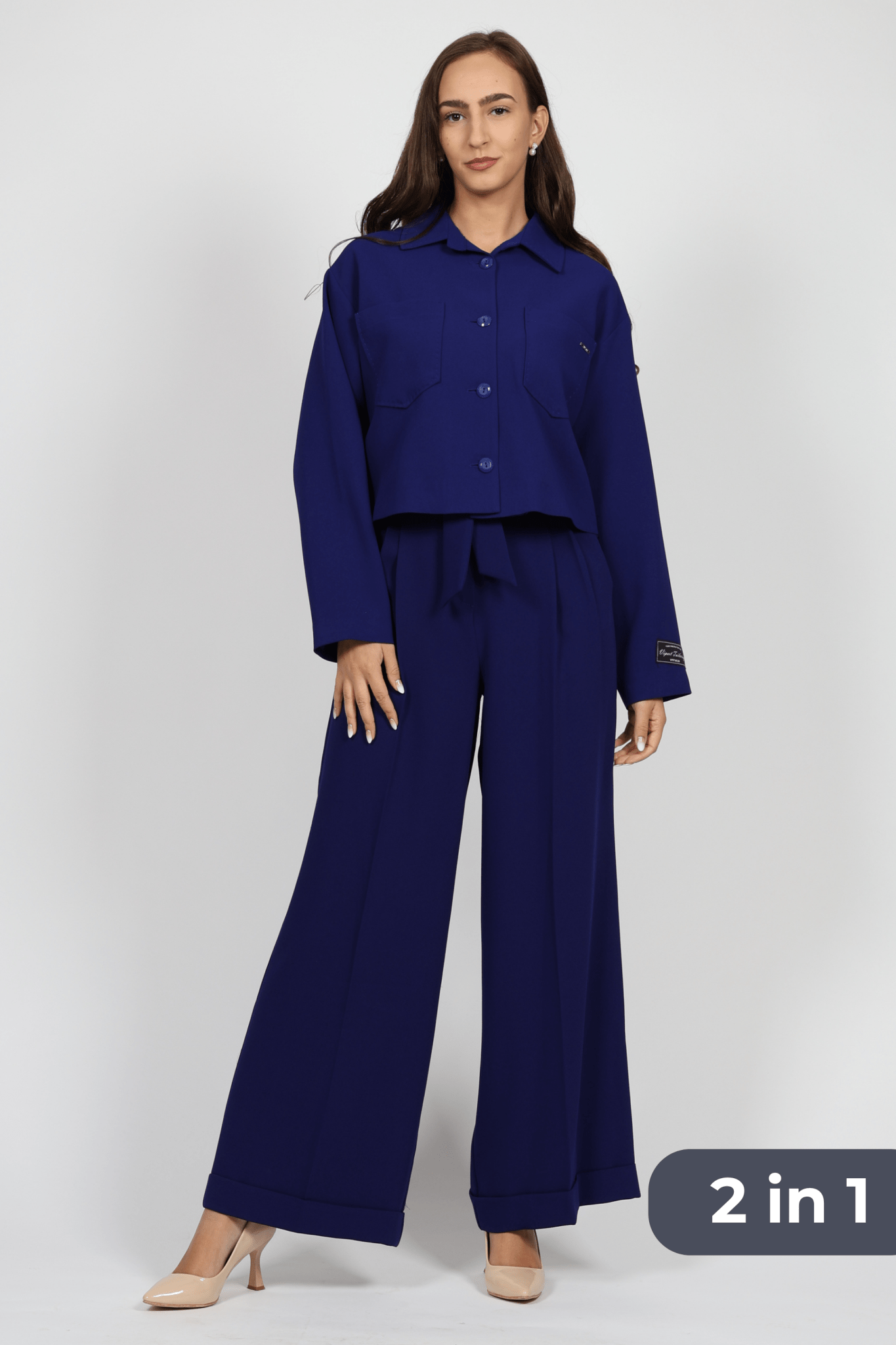 Дамски Комплект от 2 Части, Син