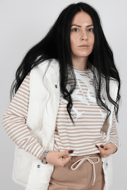 Дамски Комплект от 3 части, Бежов Roberto Fashion Store Set GAHDAS12 S INTL Beige