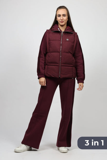 Дамски Комплект от 3 части, Бордо