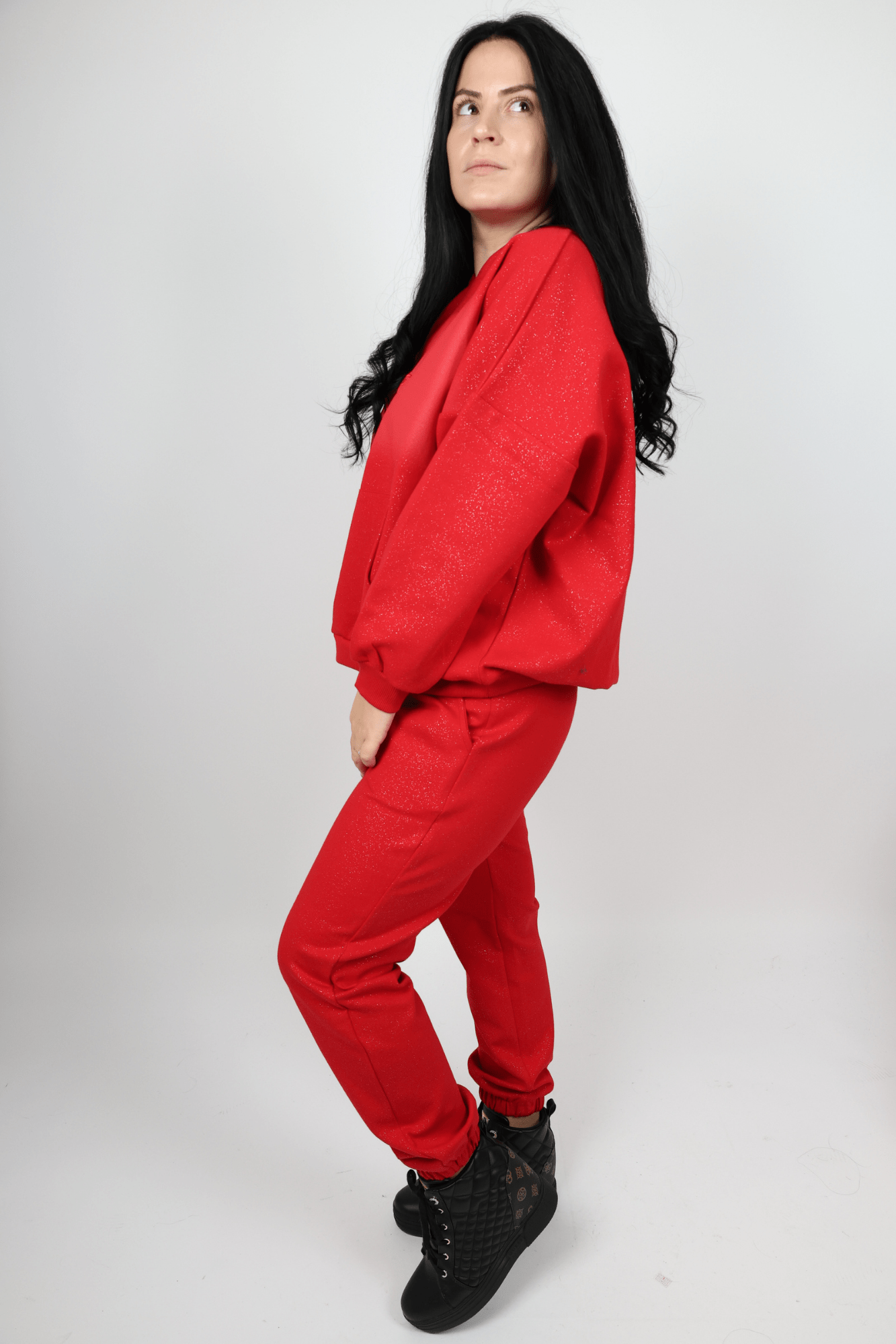 Дамски Комплект от 3 Части, Червен Roberto Fashion Store Set O0P1Q2S S INTL Red
