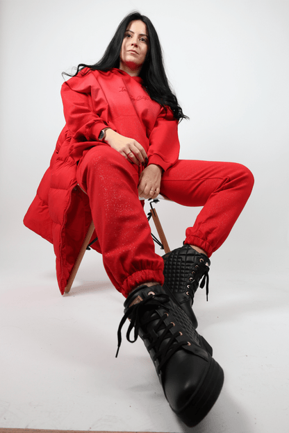 Дамски Комплект от 3 Части, Червен Roberto Fashion Store Set O0P1Q2S S INTL Red
